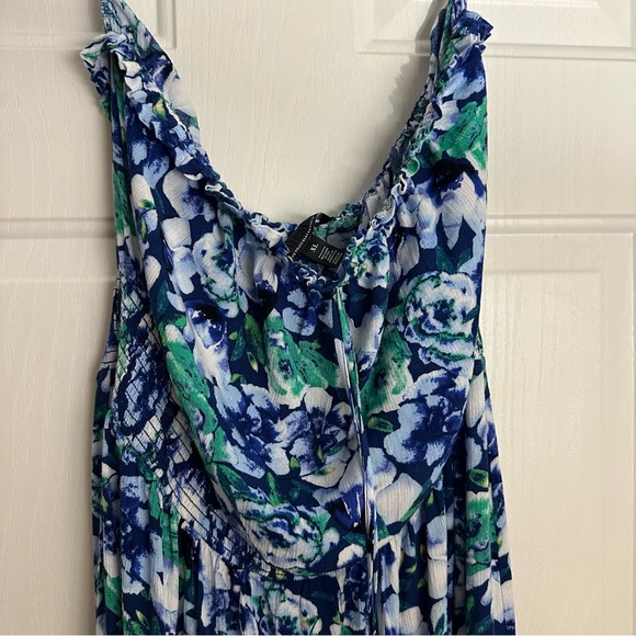WHBM Strapless Maxi Coverup Dress Size XL - Picture 3 of 11
